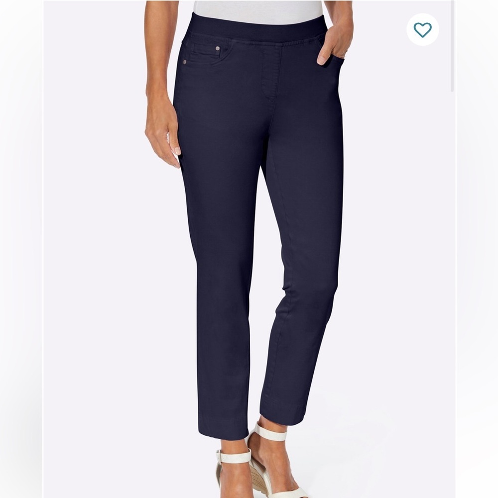 Creation L Cropped Elastic‎ Waist Jeans